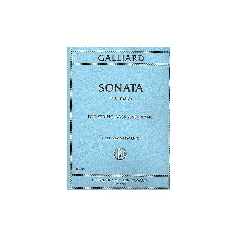 Galliard, Johann Ernst - Sonata in G major 