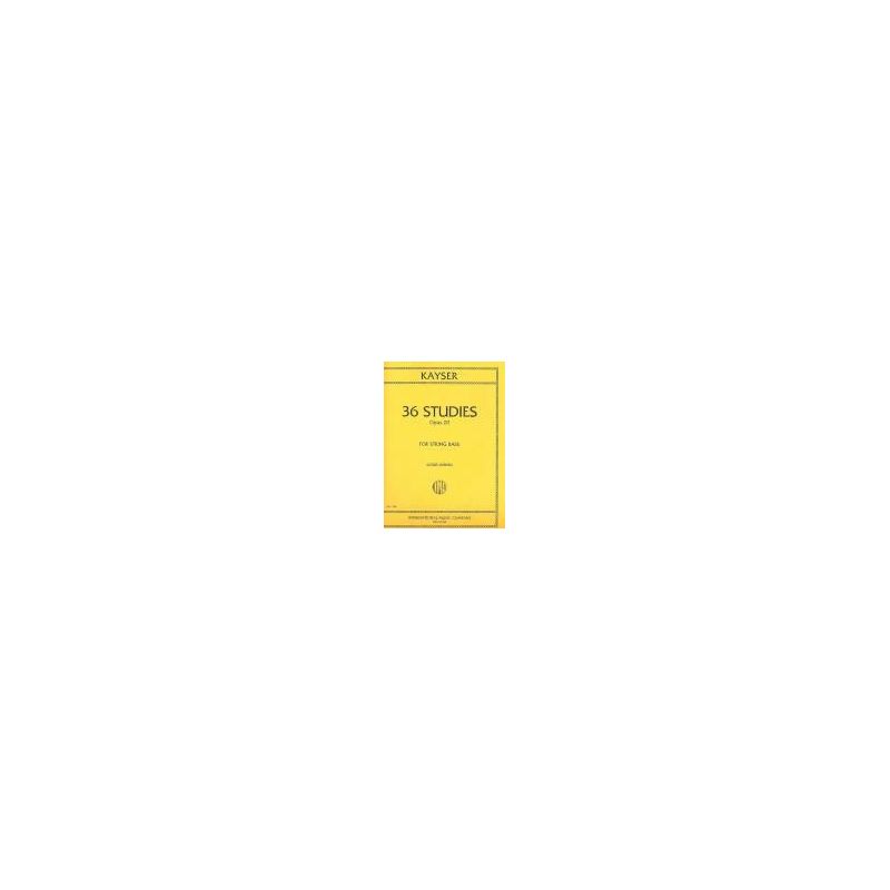 Kayser, Heinrich Ernst - 36 Studies Op.20 