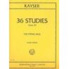 Kayser, Heinrich Ernst - 36 Studies Op.20 