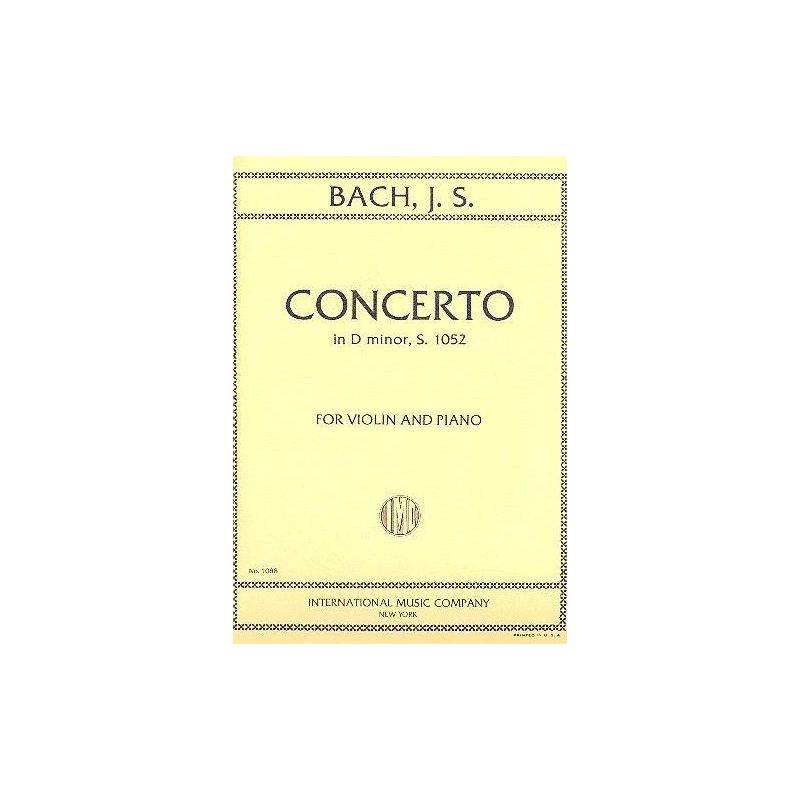 Bach, J.S - Concerto D minor BWV1052 