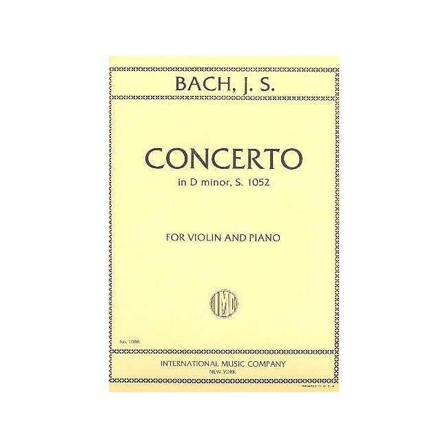 Bach, J.S - Concerto D minor BWV1052