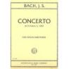 Bach, J.S - Concerto D minor BWV1052 