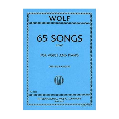 Wolf, Hugo Philipp Jakob - 65 Songs 