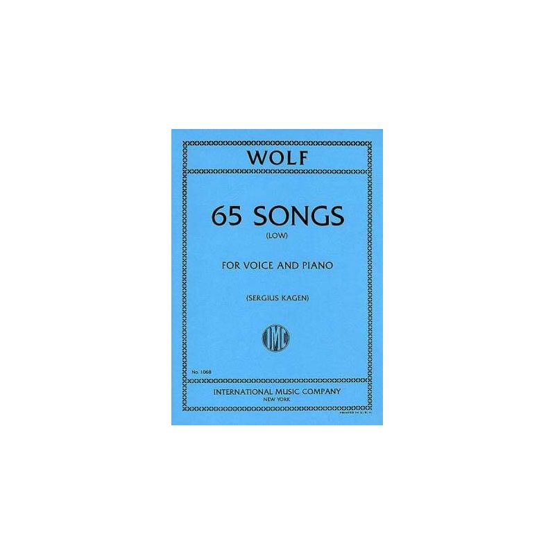 Wolf, Hugo Philipp Jakob - 65 Songs 