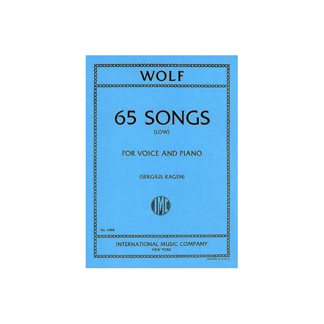Wolf, Hugo Philipp Jakob - 65 Songs