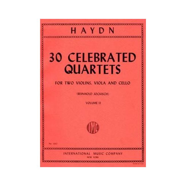 Haydn, Joseph - 30 Celebrated Quartets Vol. 2 Vol. 2