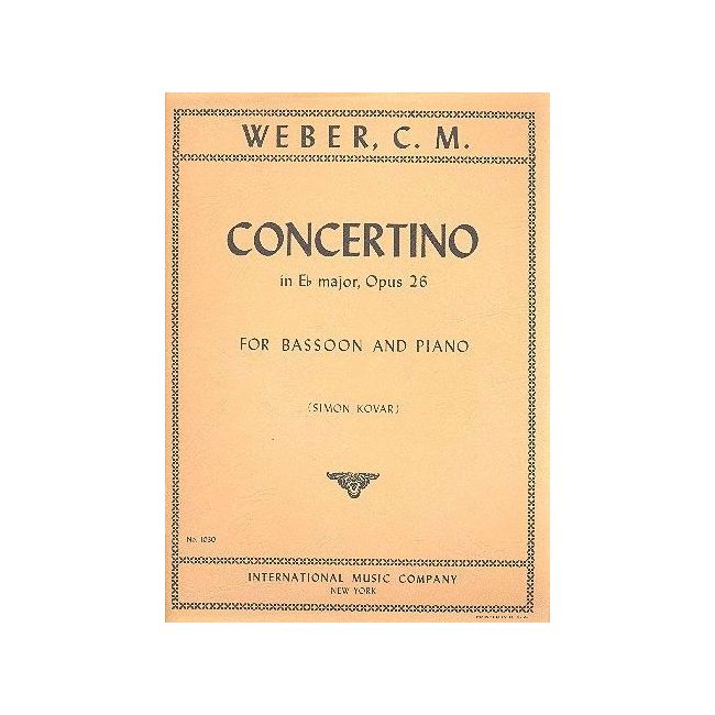 Weber, Carl Maria von - Concertino in Eb major Op.26