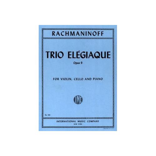 Rachmaninoff, Sergei Wassiljewitsch - Trio Elegiaque op. 9 