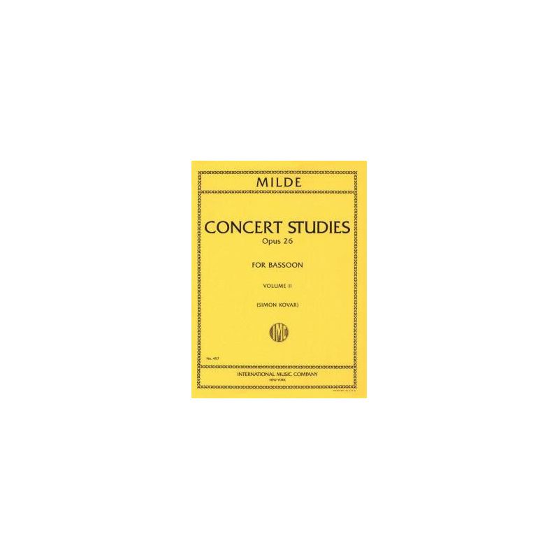 Milde, Ludwig - 50 Concert Studies Volume 2 op. 26 Vol. 2