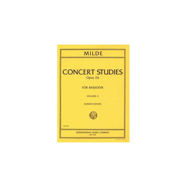 Milde, Ludwig - 50 Concert Studies Volume 2 op. 26 Vol. 2