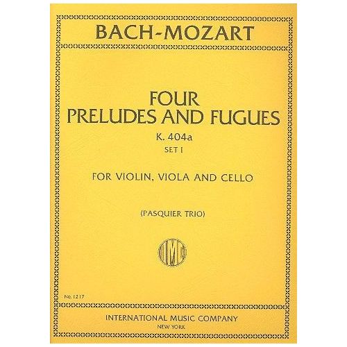 Bach & Mozart - 6 PRELUDES...