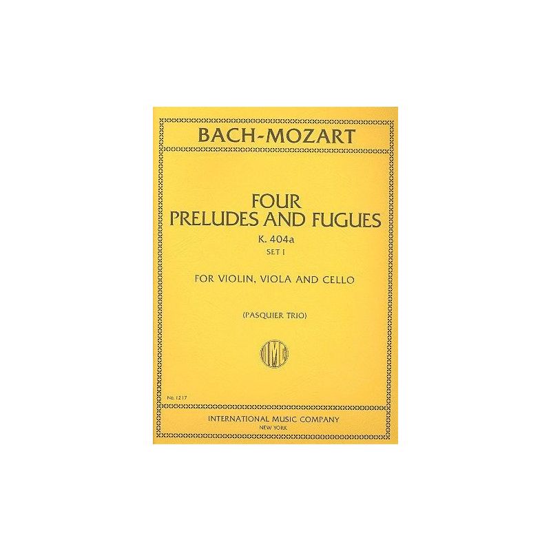 Bach & Mozart - 6 PRELUDES & FUGUES Set I 