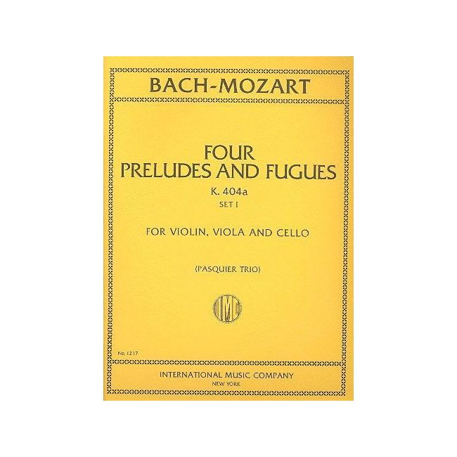 Bach & Mozart - 6 PRELUDES & FUGUES Set I