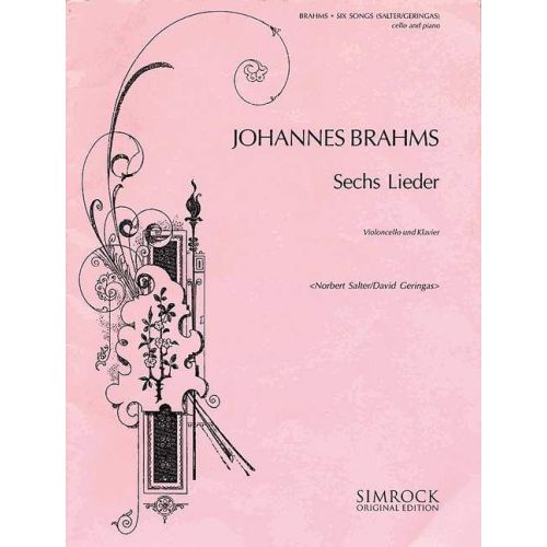 Brahms, Johannes - Six Songs 