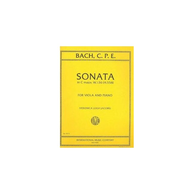 Bach, Carl Philipp Emanuel - Sonata C major W136