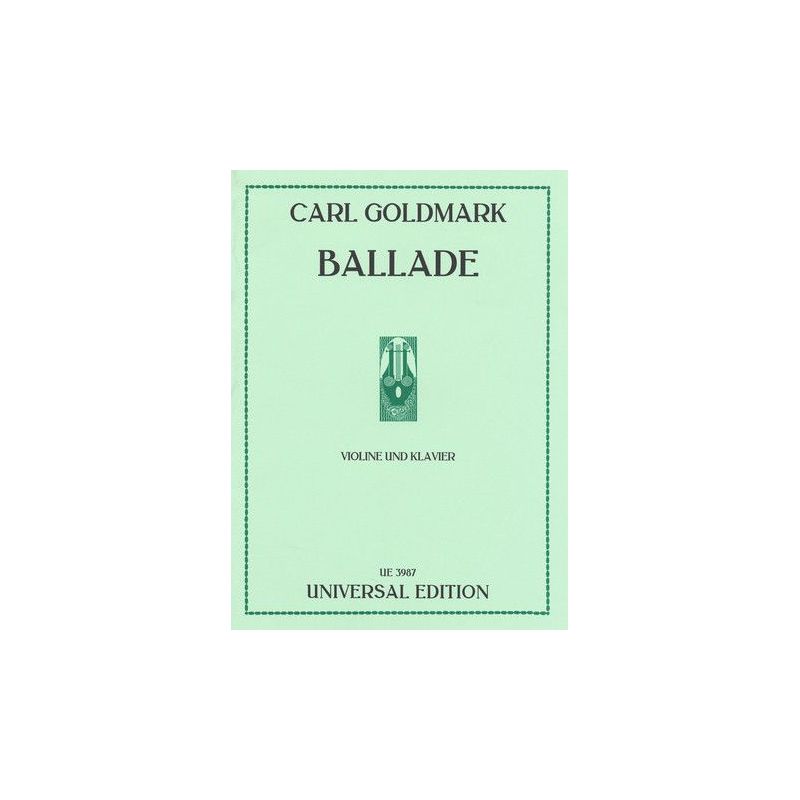 Goldmark, Carl - Ballade 