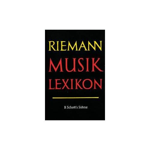 Riemann Musiklexikon Vol. 1