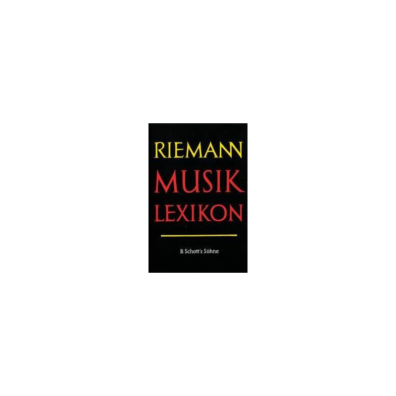 Riemann Musiklexikon Vol. 1