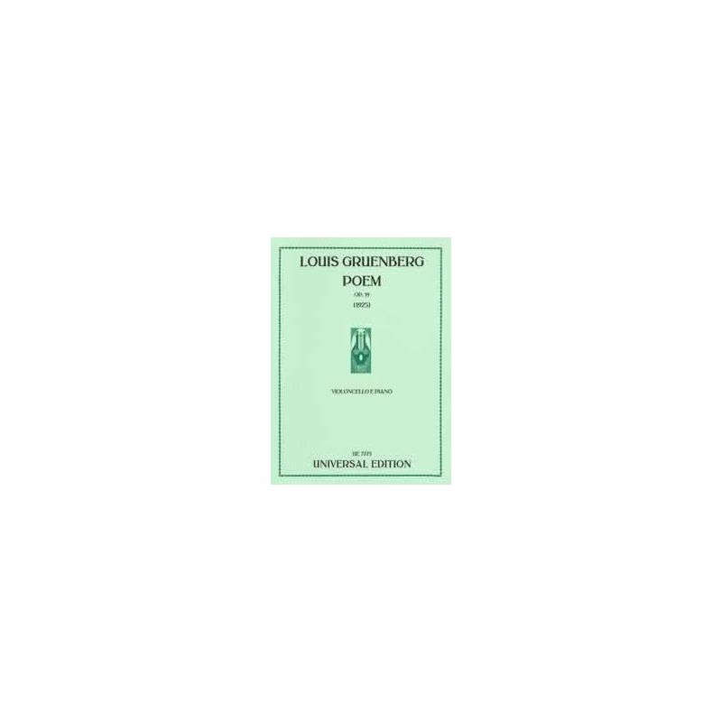 Gruenberg, Louis - Poem op. 19 