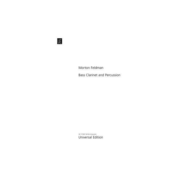 Feldman, Morton - Bass Clarinet and Percussion 