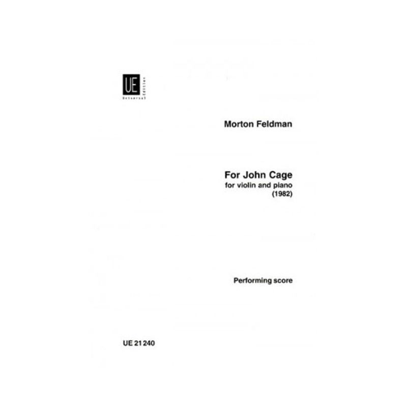 Feldman, Morton - For John Cage 