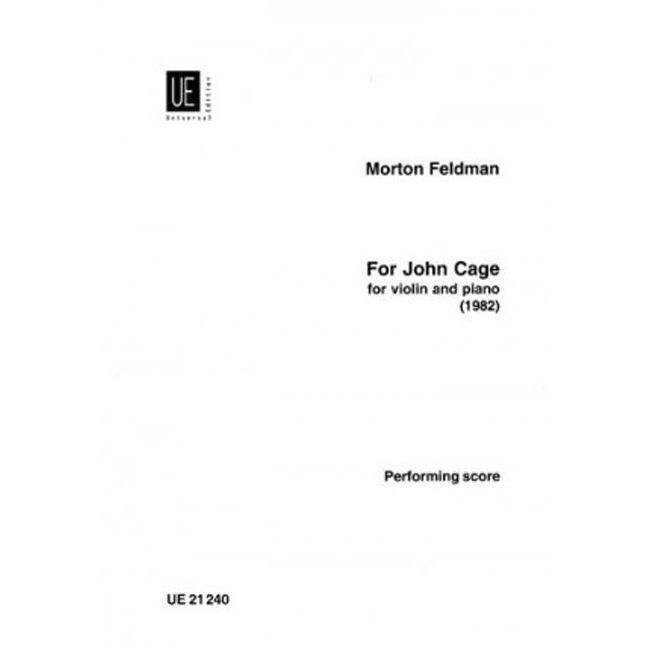 Feldman, Morton - For John Cage 