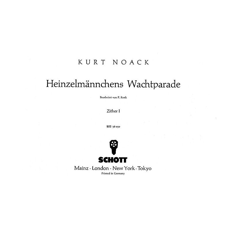 Noack, Kurt - Heinzelmännchens Wachtparade op. 5 