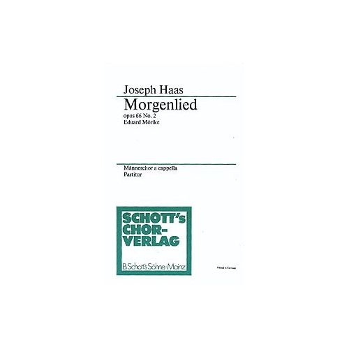 Haas, Joseph - Morgenlied...