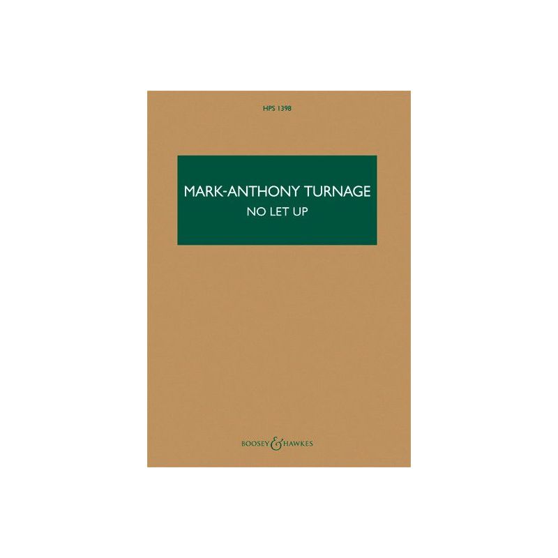 Turnage, Mark-Anthony - No Let Up HPS 1398