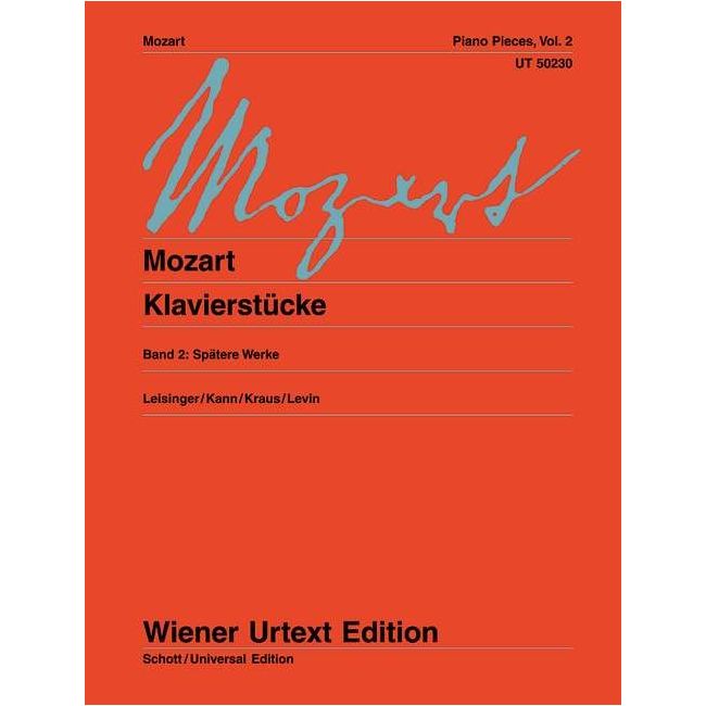 Mozart, Wolfgang Amadeus - Piano Pieces Vol. 2