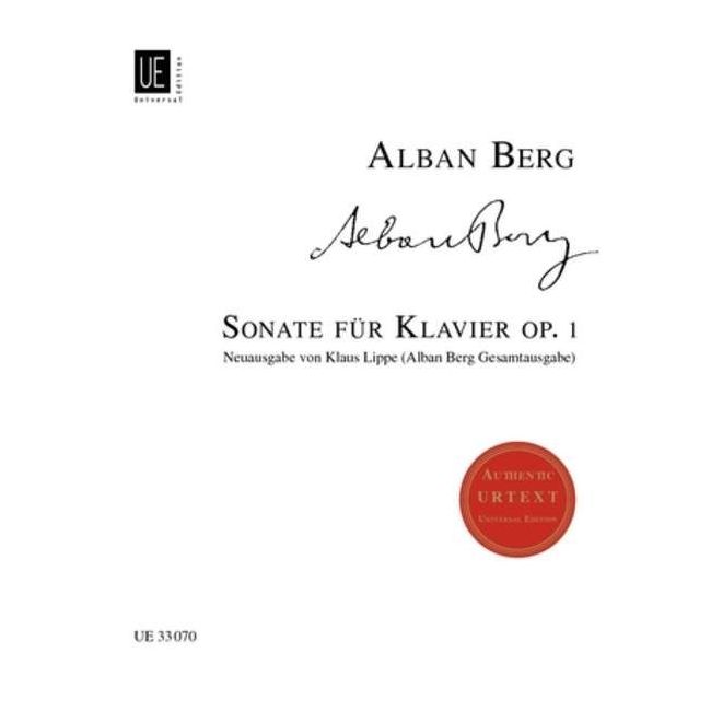 Berg, Alban - Sonata op. 1
