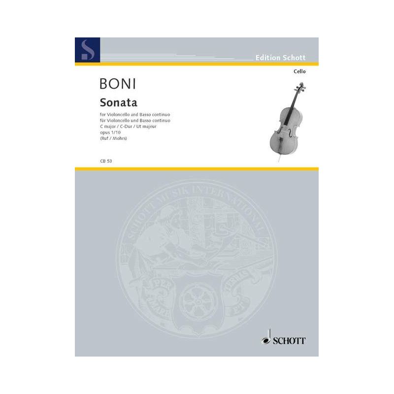 Boni, Pietro Giuseppe Gaetano - Sonata in C op. 1/10 