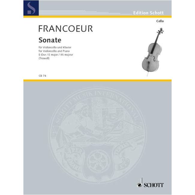 Francoeur le Cadet, François - Sonata E Major 