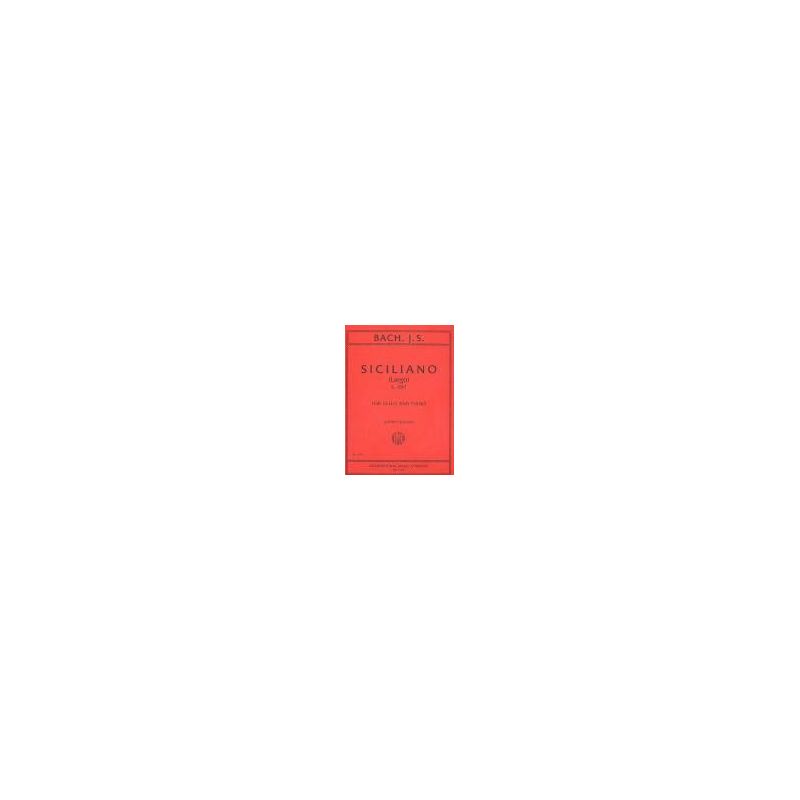 Bach, J.S - Siciliano (Largo) BWV1017 