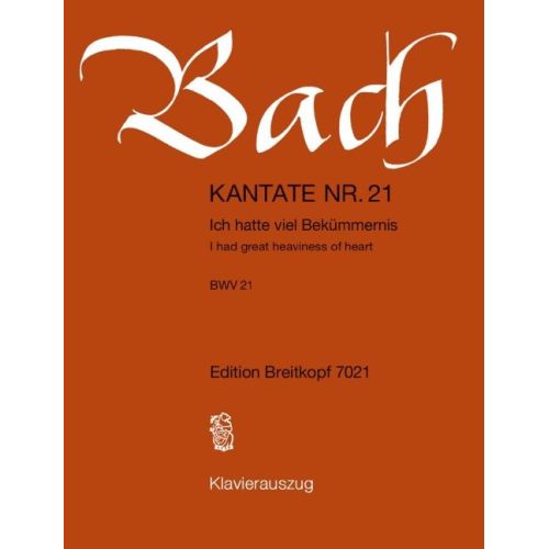 Bach, J.S - Cantata BWV 21...