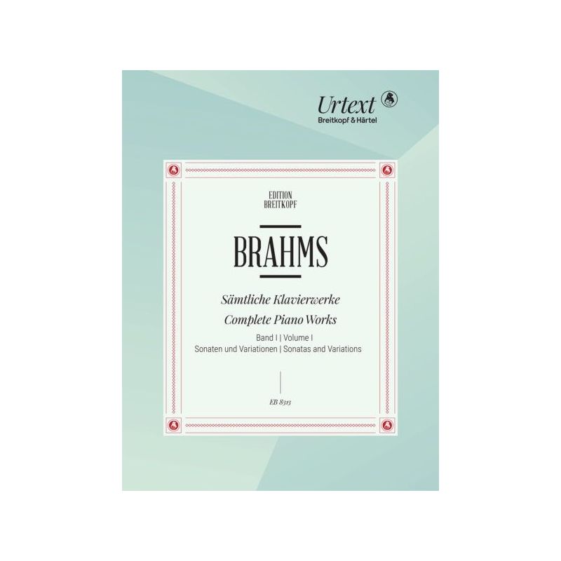 Brahms, Johannes - Complete Piano Works Bd. 1