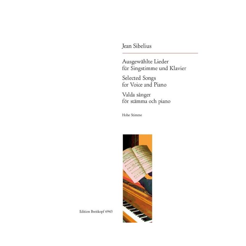 Sibelius, Jean - 15 ausgewählte Lieder 