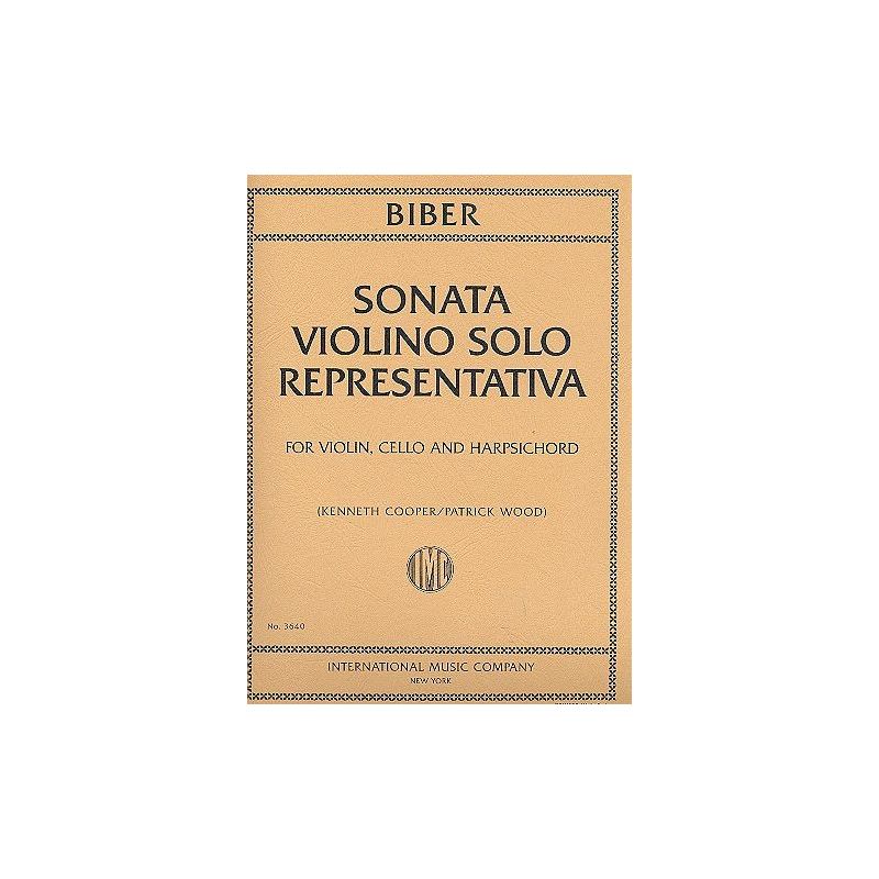 Biber, Heinrich Ignaz Franz - Sonata Violino Solo Representativa 