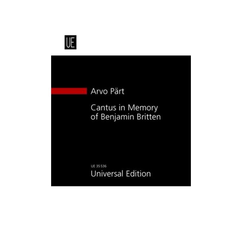 Paert, Arvo - Cantus in Memory of Benjamin Britten 