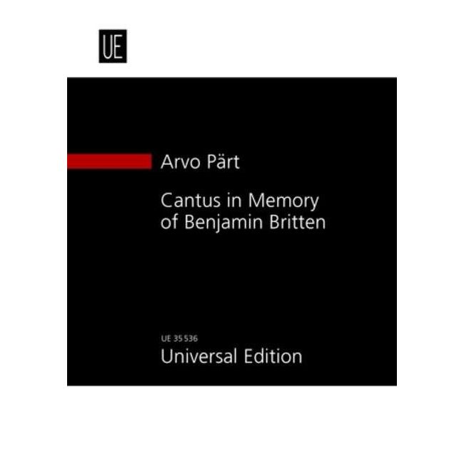 Paert, Arvo - Cantus in Memory of Benjamin Britten 
