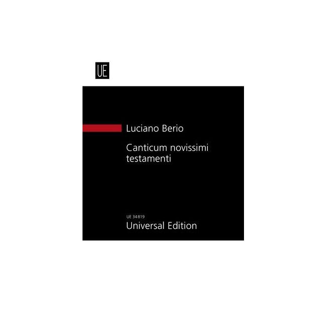 Berio, Luciano - Canticum novissimi testamenti