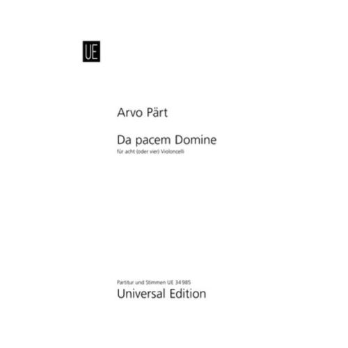 Paert, Arvo - Da pacem Domine 