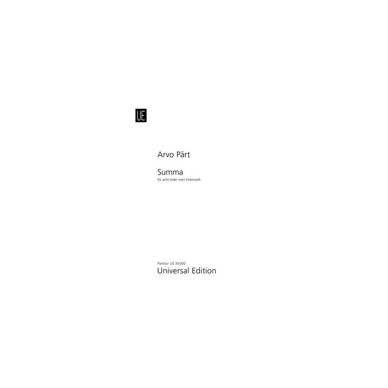 Paert, Arvo - Summa 