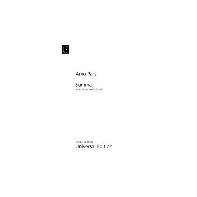 Paert, Arvo - Summa 