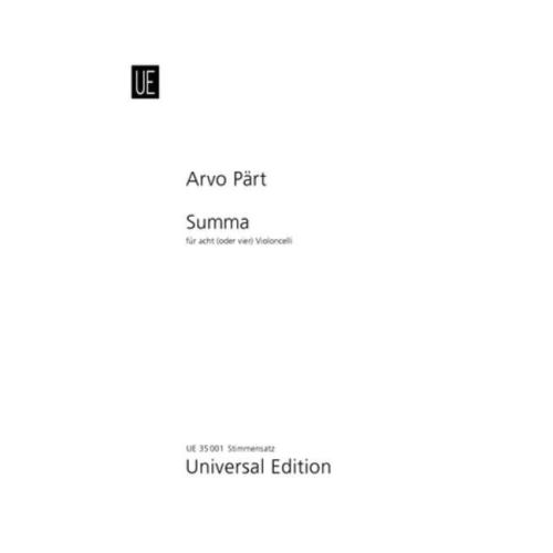 Paert, Arvo - Summa 