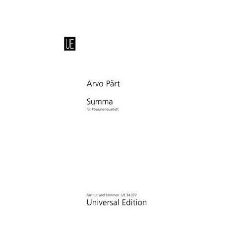 Paert, Arvo - Summa 