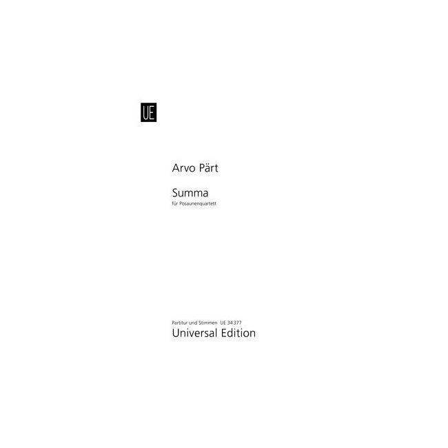 Paert, Arvo - Summa 