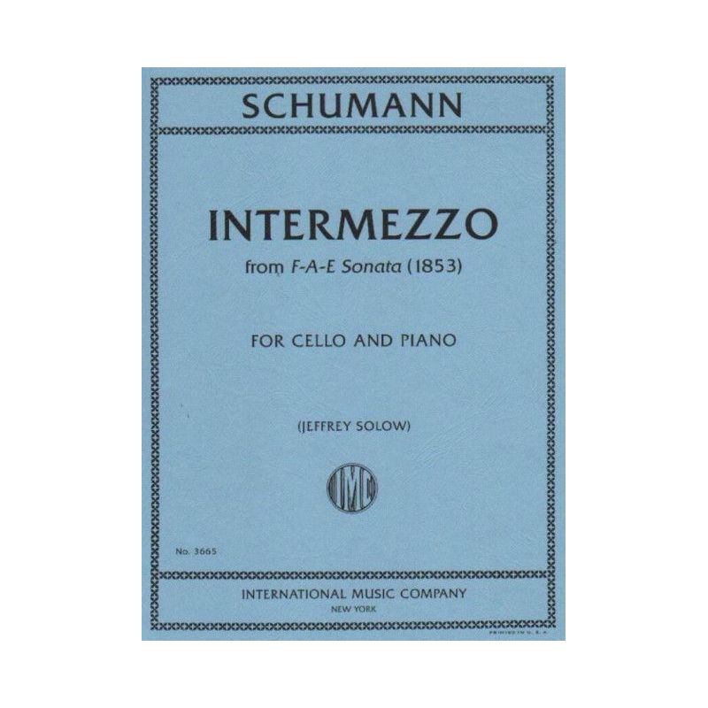 Schumann, Robert - Intermezzo from F-A-E Sonata 