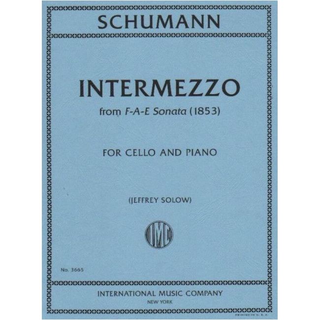 Schumann, Robert - Intermezzo from F-A-E Sonata
