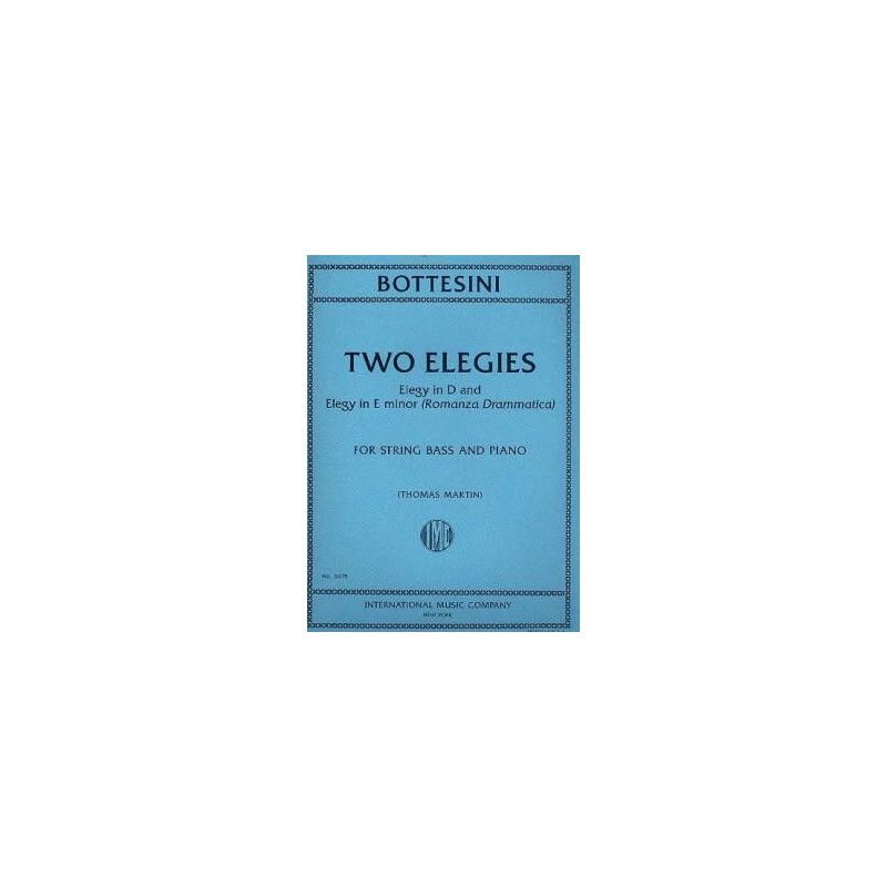 Bottesini, Giovanni - Two ElegiesTwo Elegies 
